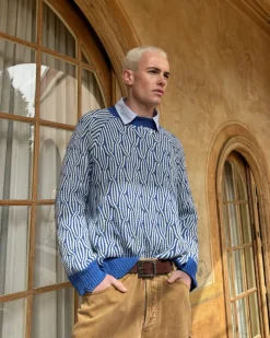 Nude Project Sour Cable Knit Sweater Blue Online
