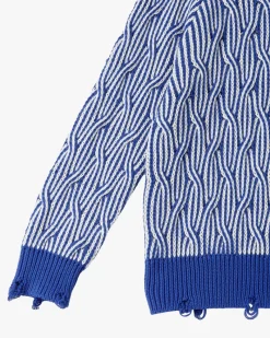 Nude Project Sour Cable Knit Sweater Blue Online