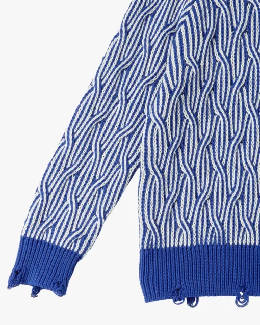 Nude Project Sour Cable Knit Sweater Blue Online