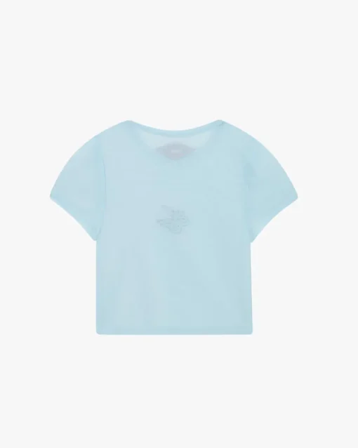 Nude Project Strass Top Blue New