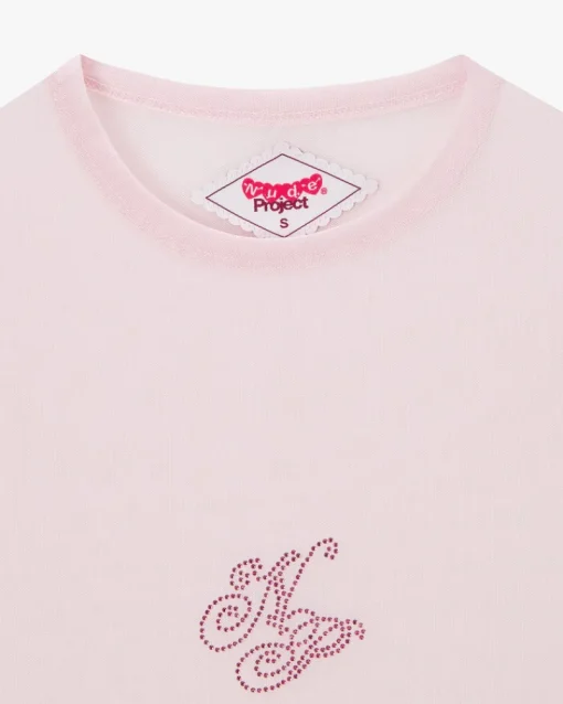Nude Project Strass Top Pink Hot