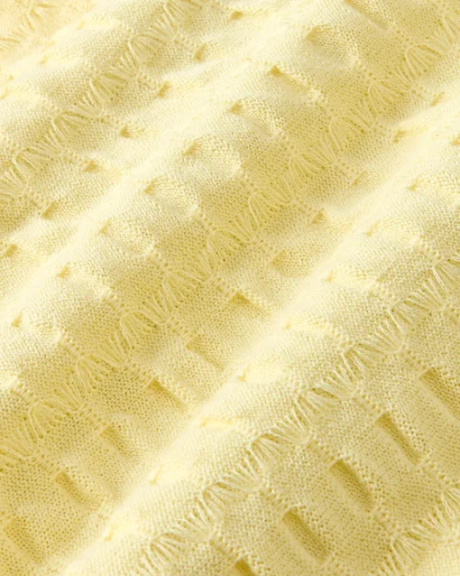 Nude Project Structure Knit Polo Yellow Online