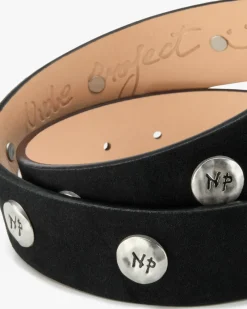 Nude Project Suede Belt Black Sale