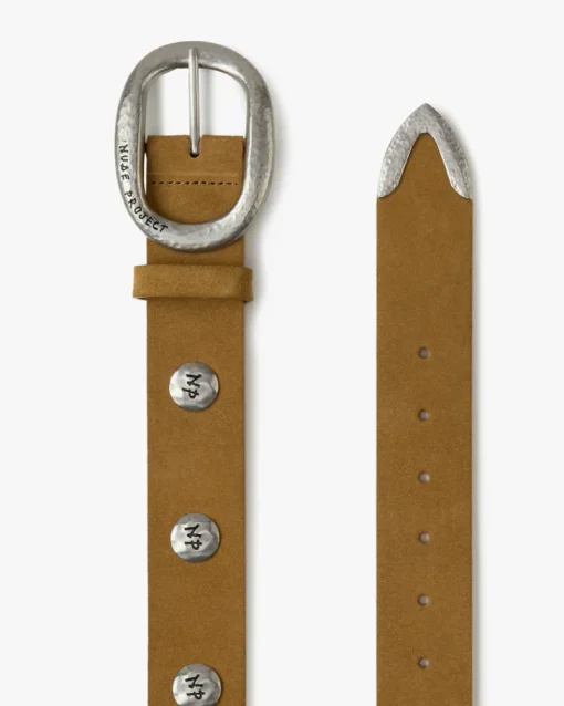 Nude Project Suede Belt Brown Outlet
