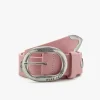 Nude Project Suede Belt Pink New