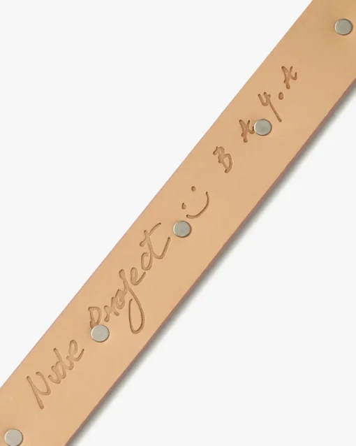 Nude Project Suede Belt Pink New