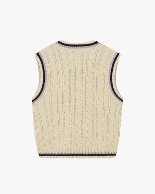 Nude Project Sunday Knit Vest Marshmallow Discount