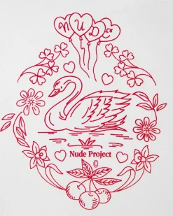 Nude Project Swan Garden Tee White Sale