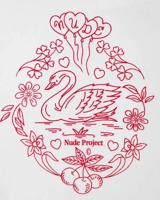 Nude Project Swan Garden Tee White Sale