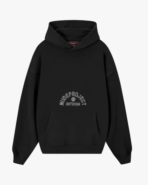Nude Project Swans Hoodie Black Best