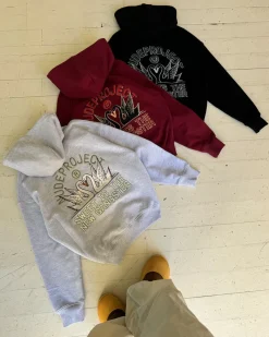 Nude Project Swans Hoodie Black Best