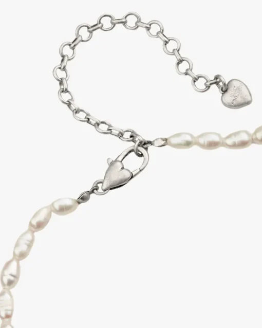 Nude Project Sweet Pearl Necklace Silver Fashion