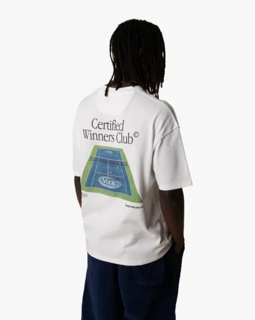 Nude Project Tennis Tee White Hot