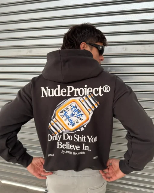 Nude Project Time Hoodie Ash Online