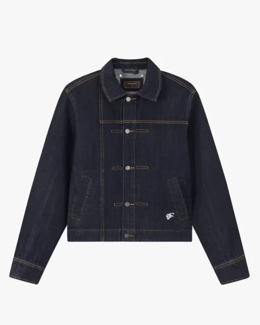 Nude Project Trucker Denim Jacket Washed Dark Clearance