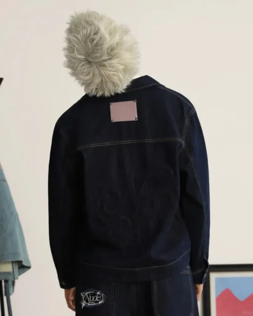 Nude Project Trucker Denim Jacket Washed Dark Clearance