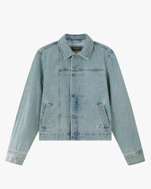 Nude Project Trucker Denim Jacket Washed Light Hot