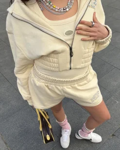 Nude Project Typa Day Cropped Hoodie Marshmallow Best