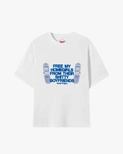 Nude Project Type Shit Tee White Hot