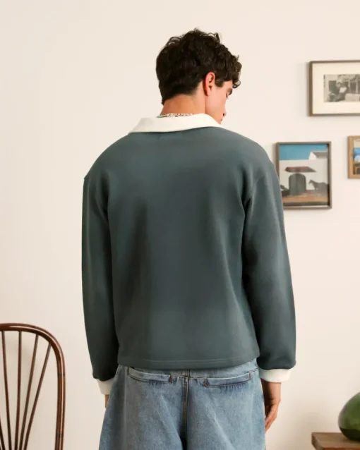 Nude Project Varsity Longsleeve Polo Clearance