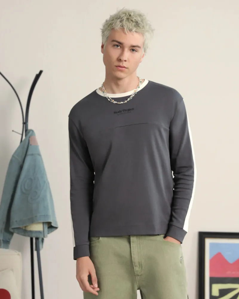 Nude Project Vintage Sports Longsleeve Grey Best