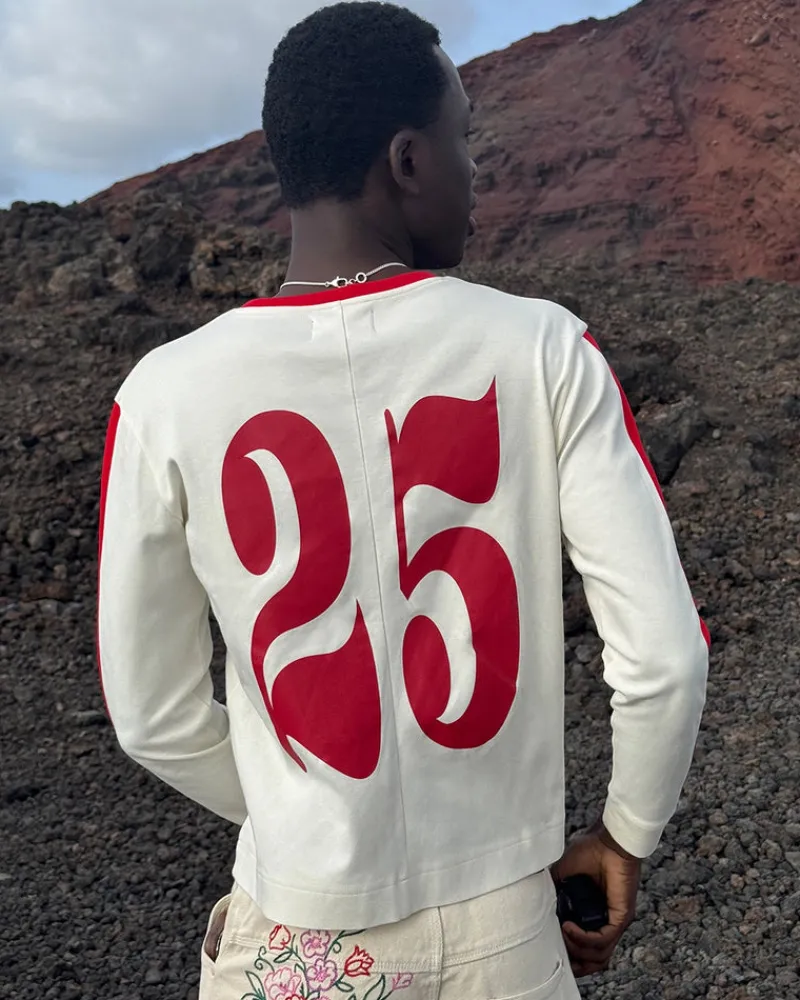 Nude Project Vintage Sports Longsleeve White Hot