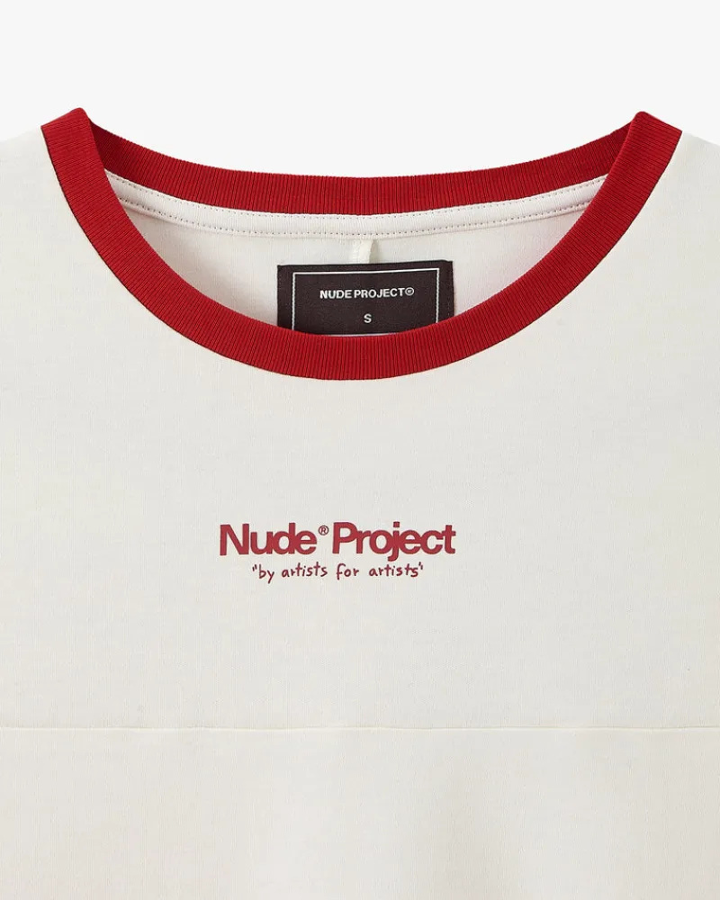 Nude Project Vintage Sports Longsleeve White Hot