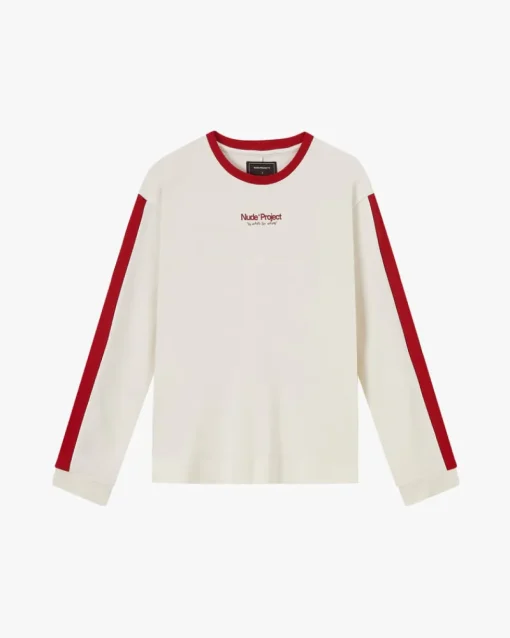 Nude Project Vintage Sports Longsleeve White Hot