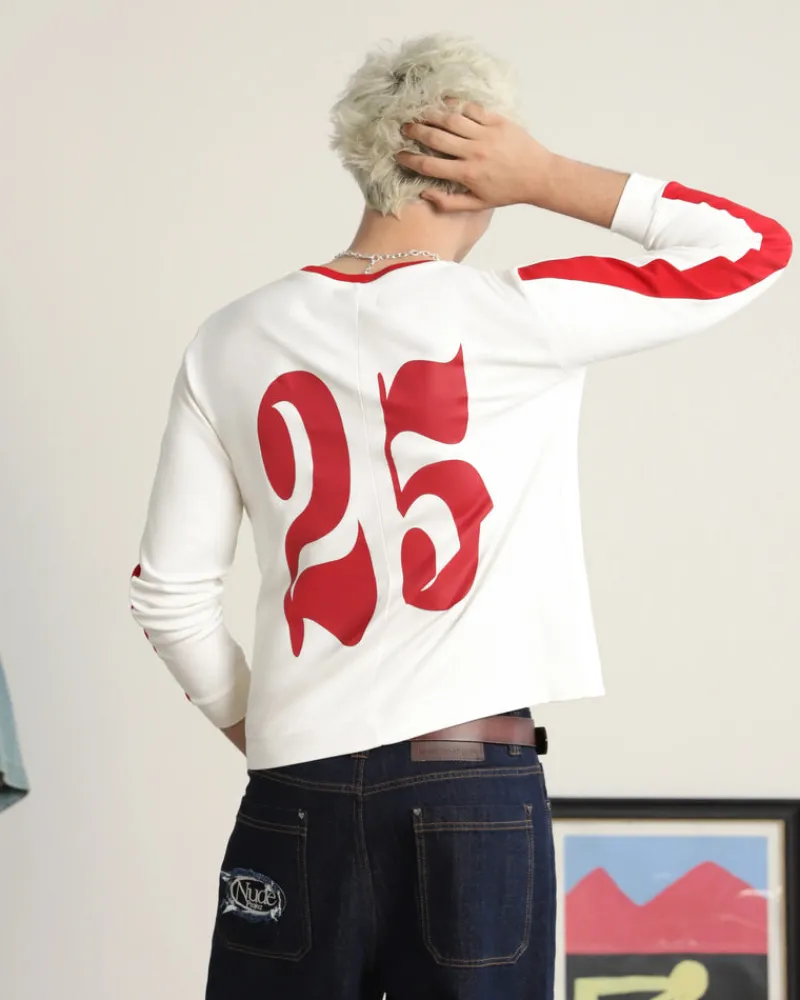 Nude Project Vintage Sports Longsleeve White Hot