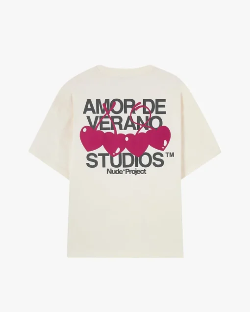 Nude Project Xoxo Tee Marshmallow Clearance