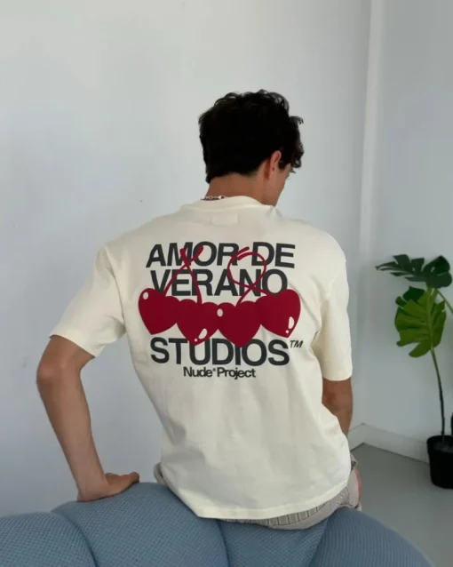 Nude Project Xoxo Tee Marshmallow Clearance